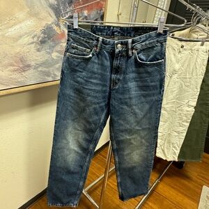 All Saints Dark Blue Straight Jeans